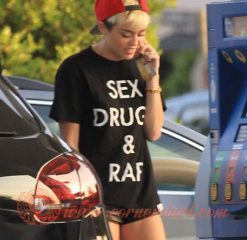 Sex Drugs And Rap Miley Cyrus T-shirt