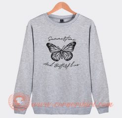 Summertime and Butterflies Louis Tomlinson Sweatshirt On Sale