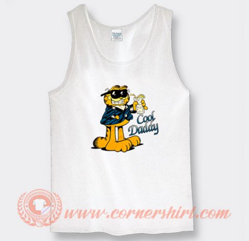 Vintage Garfield 1978 Cool Daddy Tank Top On Sale