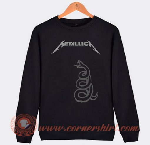 Metallica The Black Album Sweatshirt On Sale