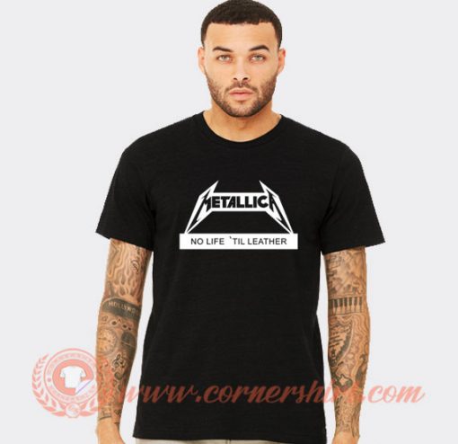 Metallica No Life 'Til Leather T-shirt On Sale