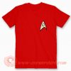 Star Trek Red Shirt Logo T-shirt On Sale