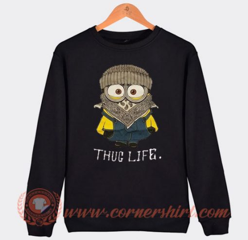 Whoopi Goldberg Minion Thug Life Sweatshirt On Sale