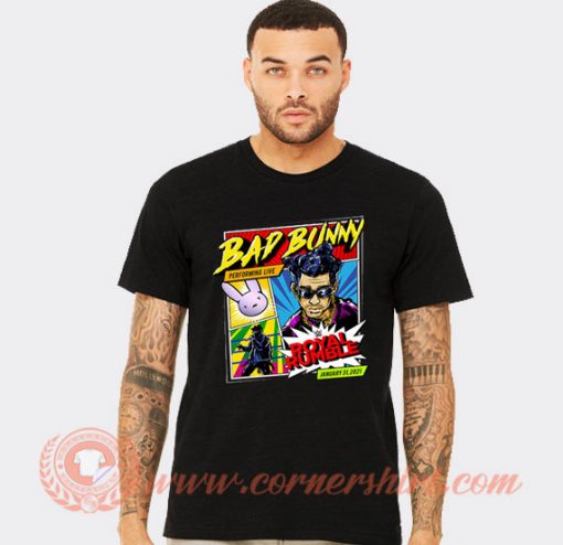 Wwe Bad Bunny Royal Rumble T-shirt On Sale