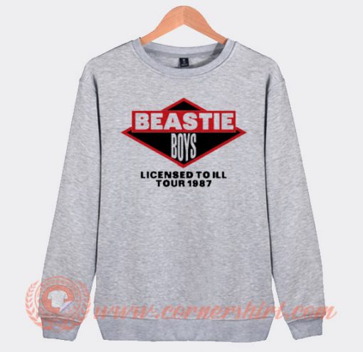 Beastie Boys Licenced To Ill Tour 1987 Sweatshirt