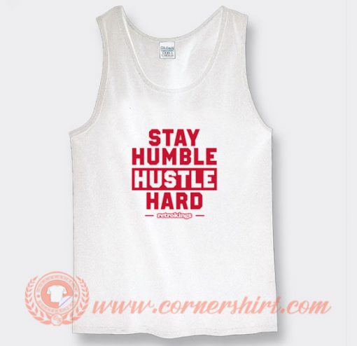 Stay Humble Hustle Hard Michael Jordan Tank Top