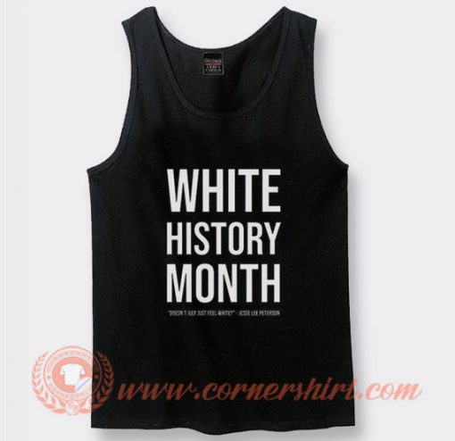 White History Month Tank Top On Sale