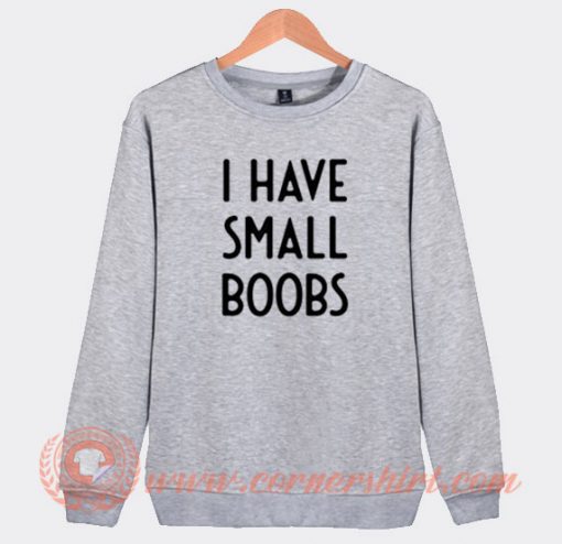 White Lie Party I Have Small Boobs Sweatshirt On Sale