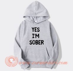 White Lie Party Yes I'm Sober Hoodie On Sale