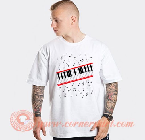 Michael Jackson Beat It Piano T-shirt On Sale
