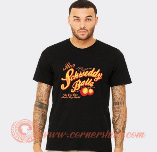 Schweddy Balls Logo T-shirt On Sale