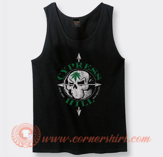 Vintage Cypress Hill Skull Logo Tank Top - Cornershirt.com