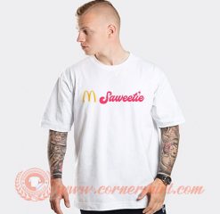 McDonald's Saweetie in Latest Celeb Meal Logo T-shirt