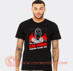 CM Punk Hardcore Straight Edge T-shirt