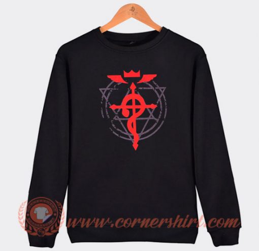 Fullmetal Alchemist Brotherhood Flamel Cross Sweatshirt
