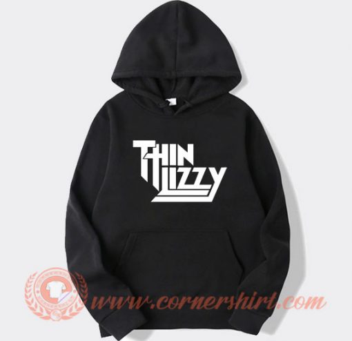 Thin Lizzy Heavy Rock Band Logo Hoodie