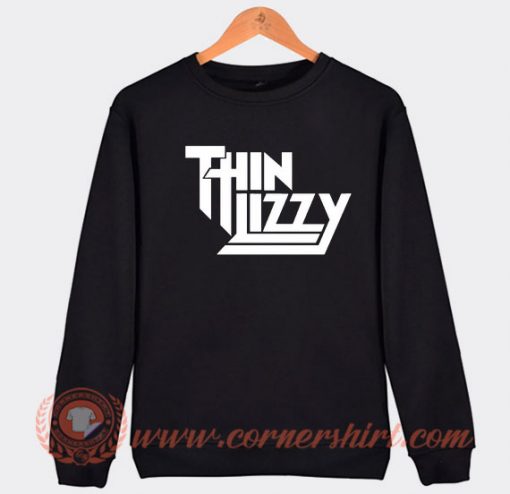 Thin Lizzy Heavy Rock Band Logo Sweatshirt