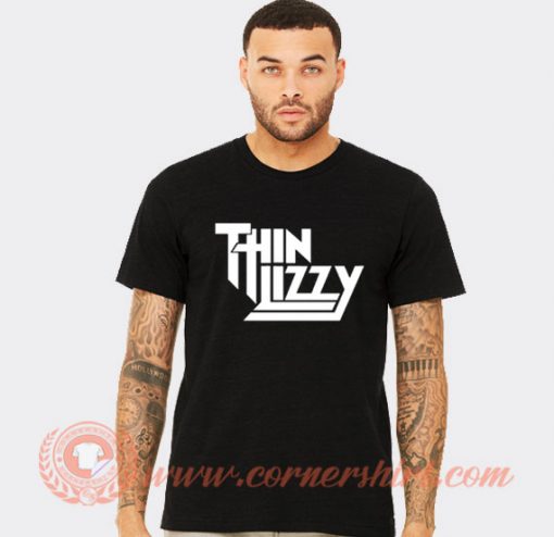 Thin Lizzy Heavy Rock Band Logo T-shirt