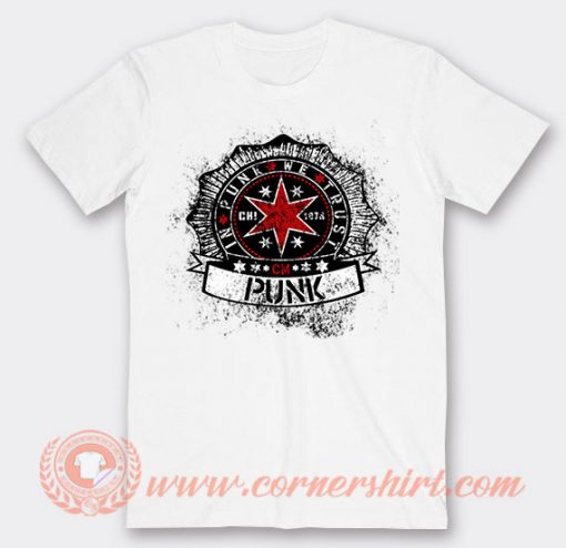 WWE CM Punk In Punk We Trust T-shirt