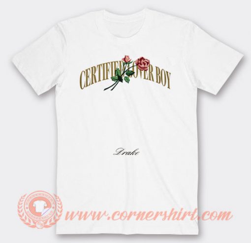 Drake Certified Lover Boy Rose T-shirt