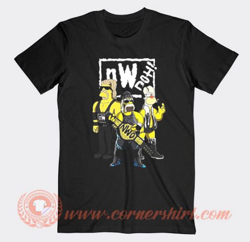 NWO Hulk Hogan Simpson Parody T-shirt