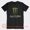 Autism Monster Energy Logo Parody T-shirt