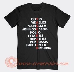 Covid Vaccinated All Disease T-shirt