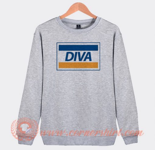 Diva Credit Card Visa Parody Sweatshirt