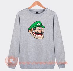 Luigi Evil Face Sweatshirt