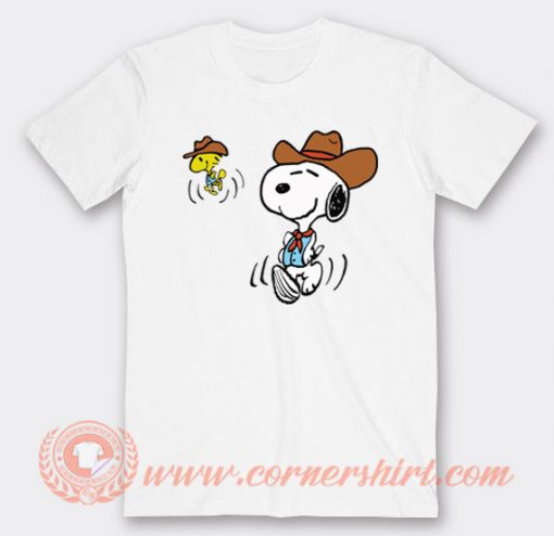 Pacsun Snoopy Cowboy T-shirt