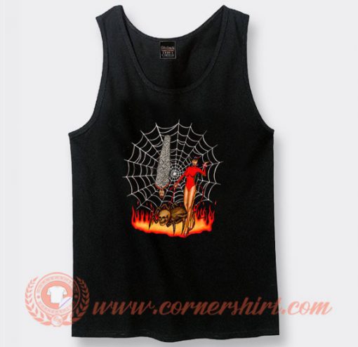 Pet Spider And Girl Devils Tank Top