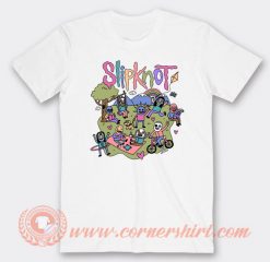 Slipknot Bootleg Cartoon T-shirt On Sale