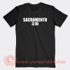 Sacramento 3:16 T-shirt