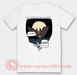 Bats Locate Their Food Using Sound T-shirt On Sale