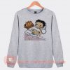 Betty Boop And Garfield Sweatshirt On Sale