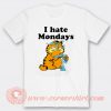 Parks and Recreation Garfield I Hate Mondays T-shirt On Sale