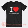 I Heart Capitalism T-shirt On Sale