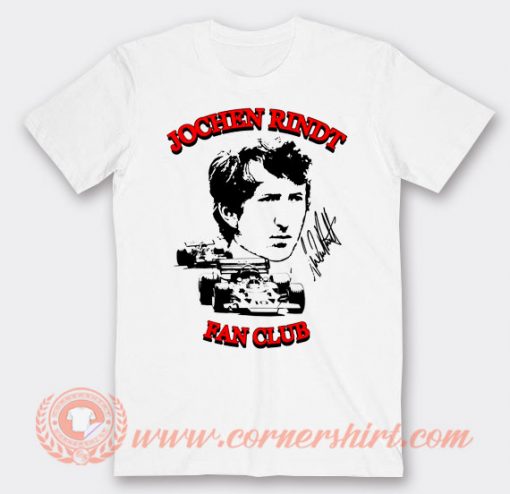 Jochen Rindt Fan CLub T-shirt On Sale