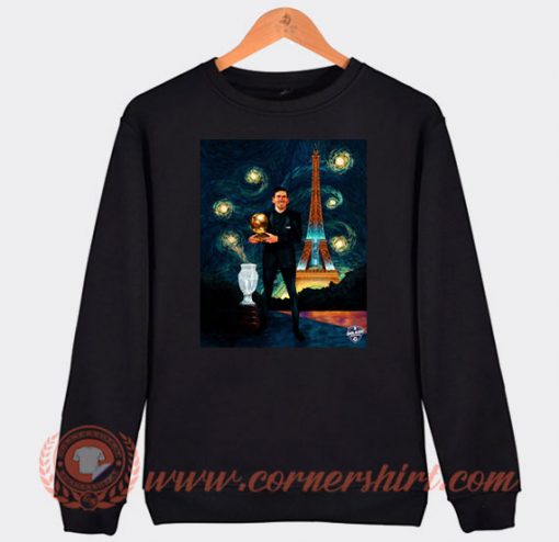 Lionel Messi Wins A Record Seventh Ballon D'or Trophy Sweatshirt On Sale