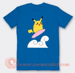 Pokemon Surfing T-shirt On Sale