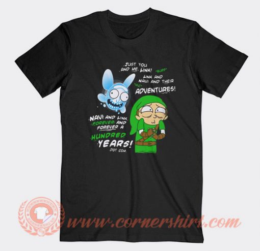 Rick And Morty Link And Navi Forever And Ever T-shirt
