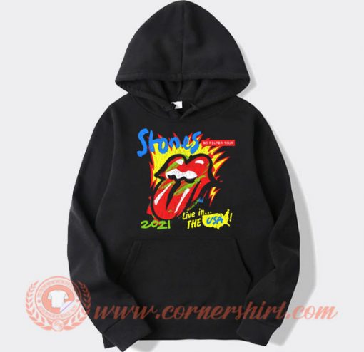 Rolling Stones Live In USA 2021 No Filter Tour Hoodie On Sale