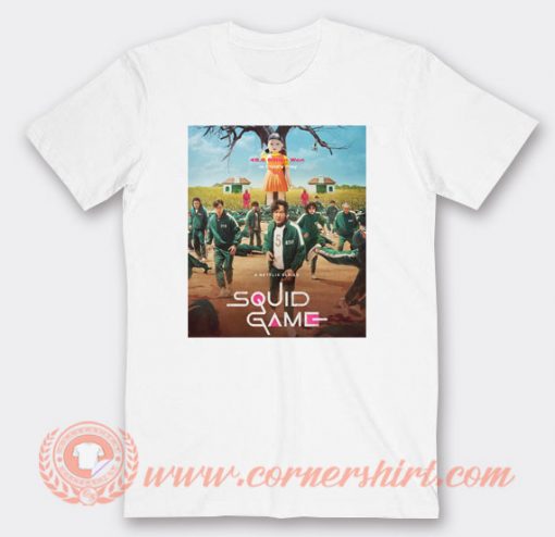 Squid Game Poster T-shirt On Sale