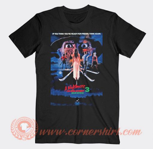A Nightmare On Elm Street 3 T-shirt On Sale