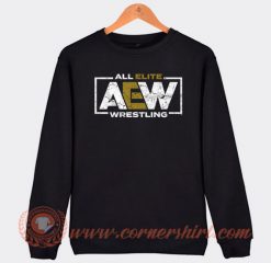 All Elite AEW Wrestling Logo Sweatshirt On Sale