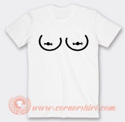 Boobs Nipple Piercing T-shirt On Sale