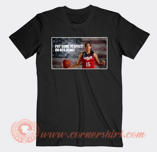 Candace Parker In WNBA USA Team T-shirt On Sale