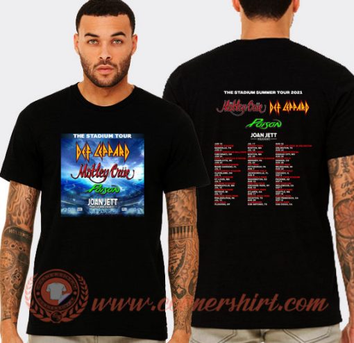 Def Leppard Stadium Summer Tour 2021 T-shirt On Sale