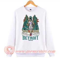 Detroit Motorcade Skeleton Sweatshirt On Sale