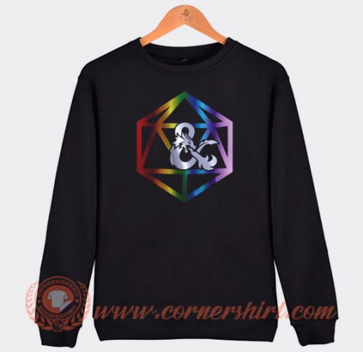 Dungeons and Dragons LGBT Logo Sweatshirt On Sale